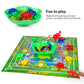 Ratna's Jumping Frog Board Game - Multicolor Catapult Game for Kids AS Well AS Adults. Collect The Maximum Points to Win The Game