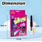 Blow Pens - Magical Coloring Spray Blow Pens for Kids Children, Pack of 6 Pcs Spray Blow Marker Sketch Pen for Kids, Fun Drawing Arts Crafts Colour Pens for Return Gifts