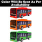 Centy Low Floor Bus Toy Pull Back Action & Realistic Design Miniature Plastic Vehicle Toys Multicolor