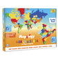 Imagimake: Mapology India and World Maps with Capitals - Learn Capitals and Country Flags - Educational Toy for Kids