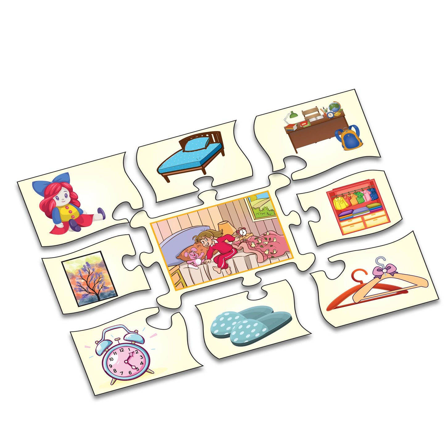 Book Ford My House Jigsaw Puzzle Game & Fun and Learning Educational Toy for Kids (36 Pieces)