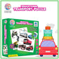 Ratna's Educational Transport Jigsaw Puzzle for Kids to Enhance Their Knowledge About Different Transport Vehicles This is a 8-10-12-14 Pieces Puzzle