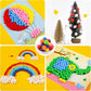 Craft Pom Pom Ball 1 Cm Assorted Colorful - 1000 Pc's