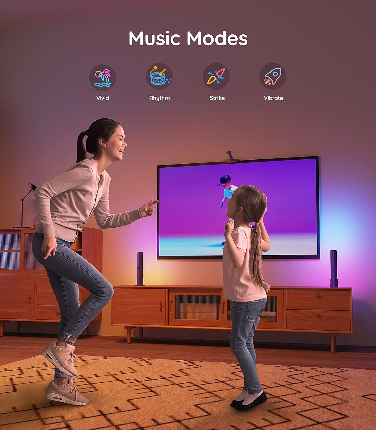 K12 Wireless Karaoke Dual mic with Speaker Bluetooth: Bluetooth-Enabled Wireless Karaoke Mic Speaker with Multiple Compatibility Modes, RGB Lighting, and Party POP Bluetooth