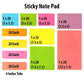 Sticky Notes & Page Markers Binder Pack, 250 Assorted Size Notes, 125 Page Markers 25 X 19 cm, Assorted Colors