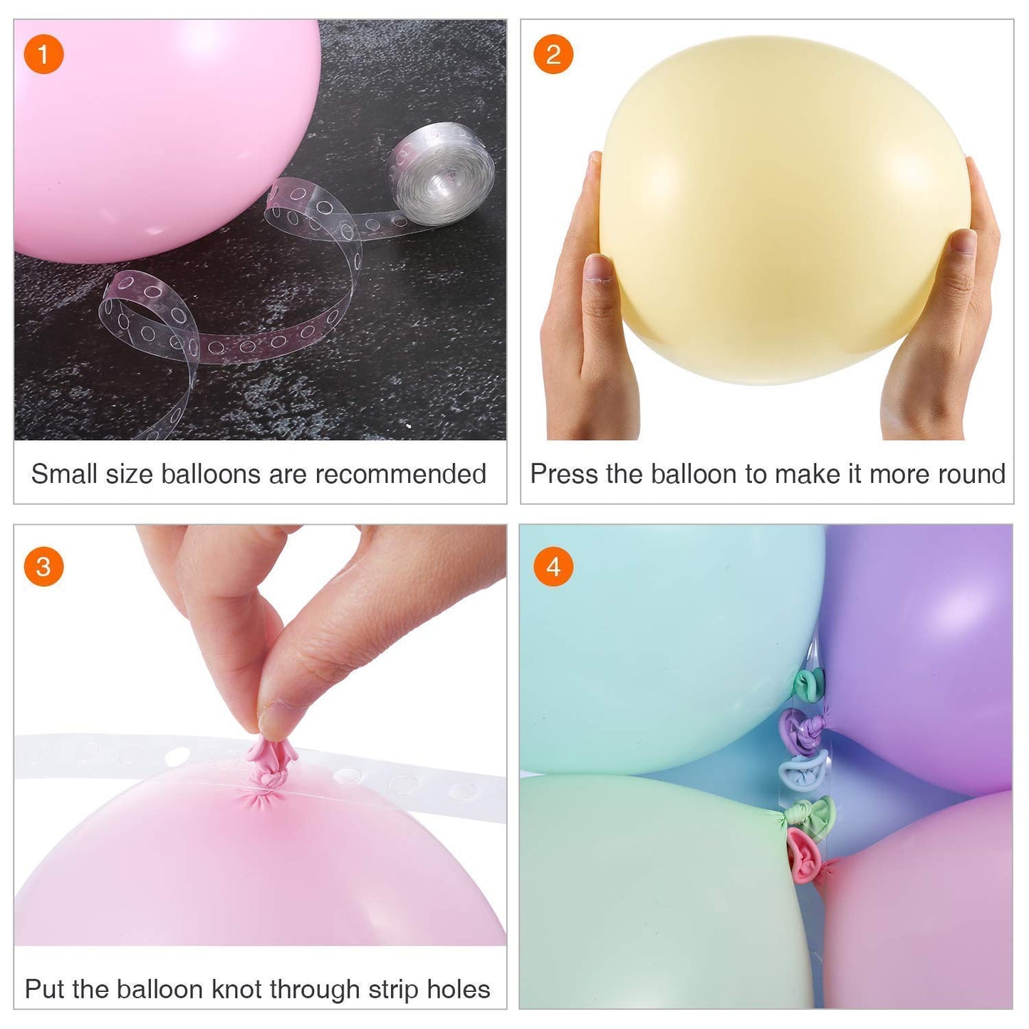 Balloon Arch Strip Birthday Decoration items Kit Balloon Decoration Strip Kit for Garland, 5 Meter Each Balloon Tape Strip, Suitable for Party Wedding Birthday Baby Shower