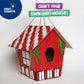 Pidilite Fevicreate Make Your Own Birdhouse art and craft kit learn birdlife in a fun way All art materials provided white acrylic colour and instruction manual Fevicol Craft bird homes Birthday gift for girls and boys 7+ years