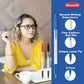 Reynolds 045 - Blue (PACK OF 10) | Ball Point Pen Set With Comfortable Grip | Pens For Writing | School and Office Stationery | Pens For Students | 0.7 mm Tip Size