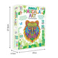 Ratna's Jungle Mandala Art Colouring Kit - 20 Sheets (35 x 27.5 cm) with 12 Sketch Pens Inside - Creative Coloring Fun for All Ages
