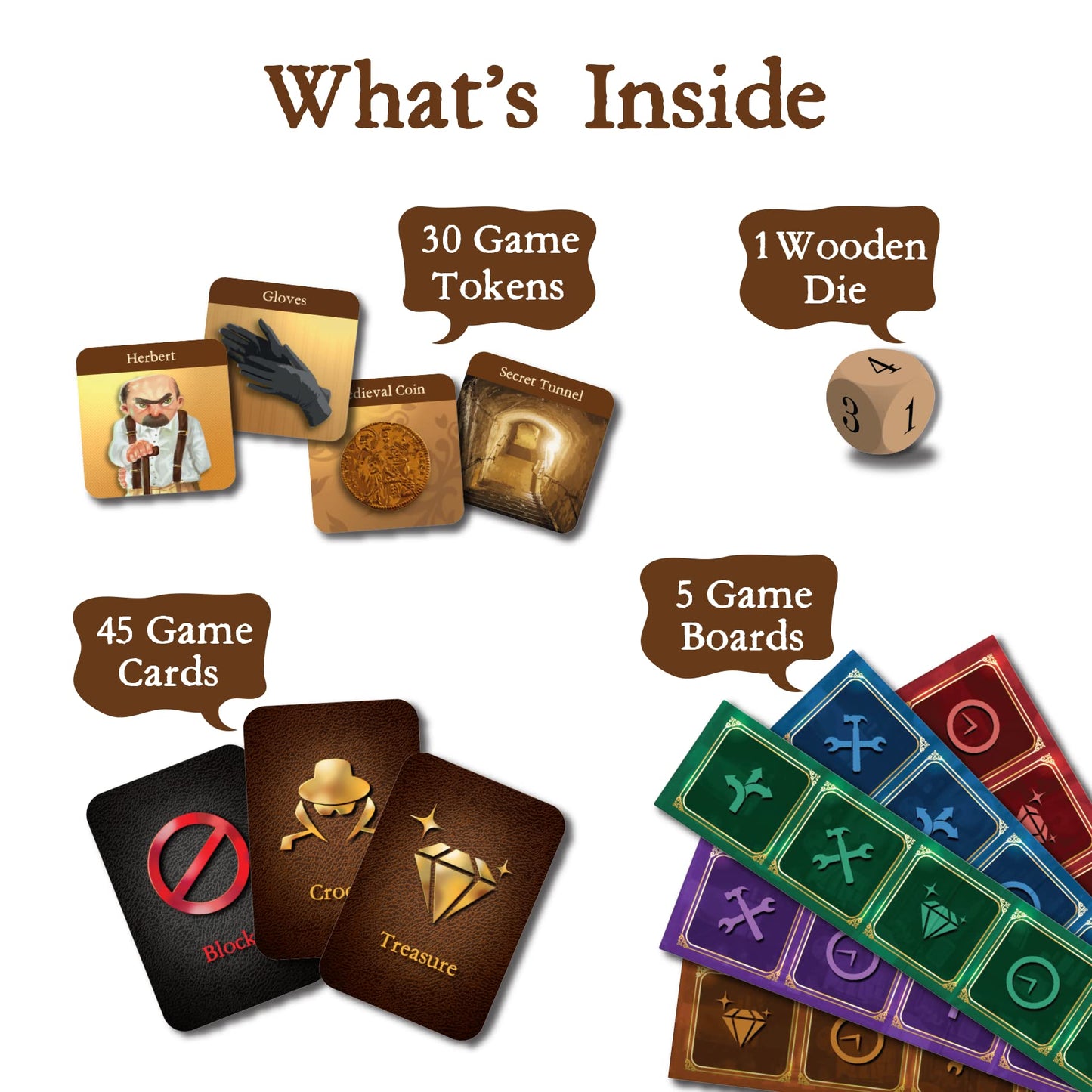 Skillmatics Board Game - Catch The Crook, Family Friendly Game of Predictions, Strategy Game for 2-5 Players