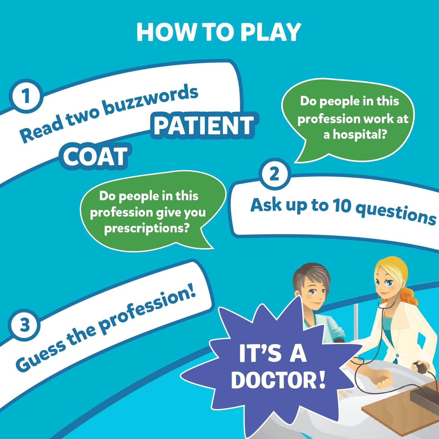 Skillmatics Card Game - Guess in 10 Inspiring Professions, Perfect for Boys, Girls, Kids, and Families Who Love Board Games and Educational Toys, Travel Friendly, Gifts