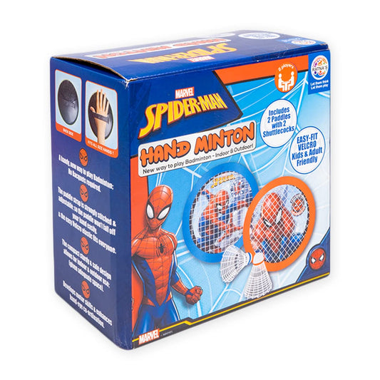 Ratna's Marvel Spiderman Handminton Set for Kids and Adults. an Innovative Concept for Playing Badminton Indoor or Outdoor