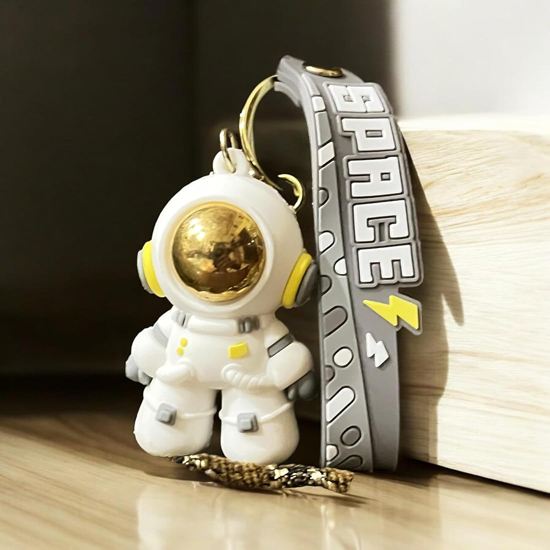 Space Astronaut Cartoon 3D Silicone High -Quality PVC Material Keychain