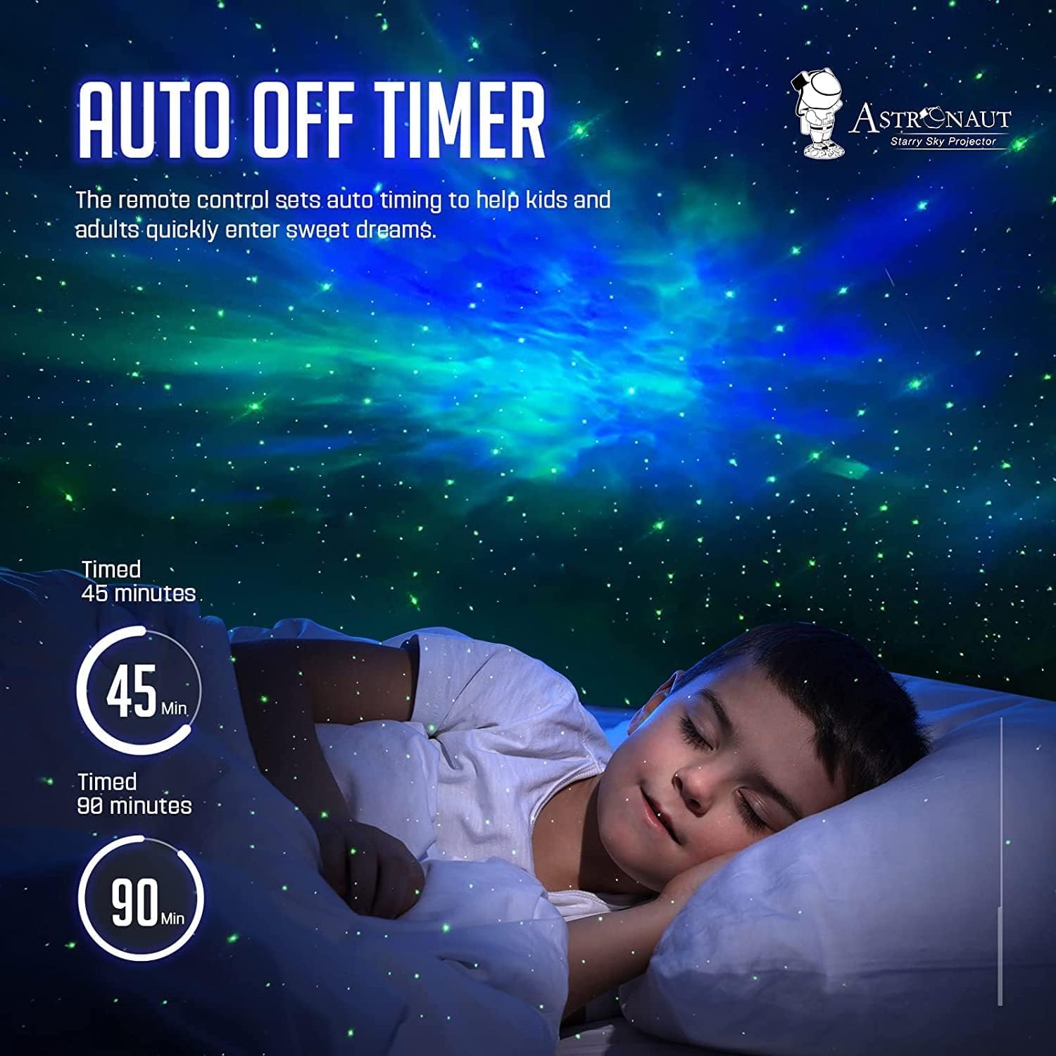 Astronaut Galaxy Projector with Remote Control - 360° Adjustable Timer –  SATYAM STATIONERS