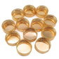 Rose Gold 12 Pcs Metal Tealight Candle Holder Round Stands for Pooja thali, Diwali Rangoli puja Room Decor, Events, Home, Living, Office Table, Diwali Decoration Indoor Outdoor Events