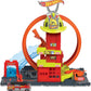 Hot Wheels City Super Loop Fire Station Playset, Track Set With 1 Toy Car