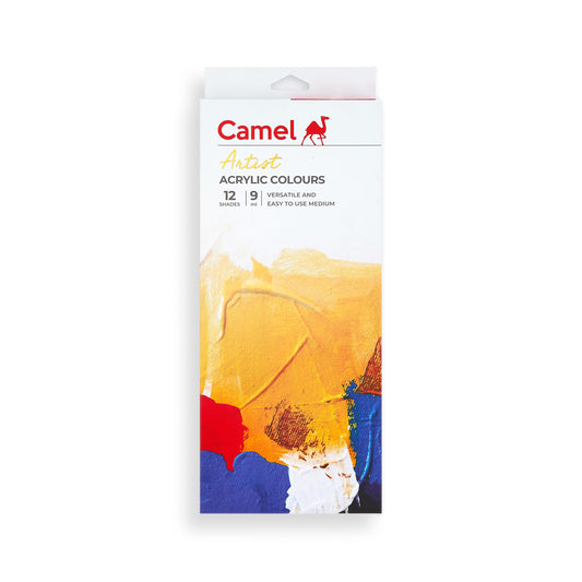 Camel Acrylic Color 9ml Tubes 12 Shades