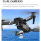 E88 Pro Drone with 4K Camera, WiFi FPV 1080P HD Dual Foldable RC Quadcopter Altitude Hold, Headless Mode, Visual Positioning
