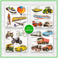 Ratna's Educational Transport Jigsaw Puzzle for Kids to Enhance Their Knowledge About Different Transport Vehicles This is a 8-10-12-14 Pieces Puzzle