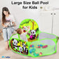 Large Size Ball Pool for Kids, Foldable Square Zoo Ball Pool Play Tent Kids Playground Tent House with 50 Balls – Ball Pool Game for 2-5 Years Old Kids, Boys, Girls (Panda Ball Pool)