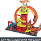 Hot Wheels City Super Loop Fire Station Playset, Track Set With 1 Toy Car