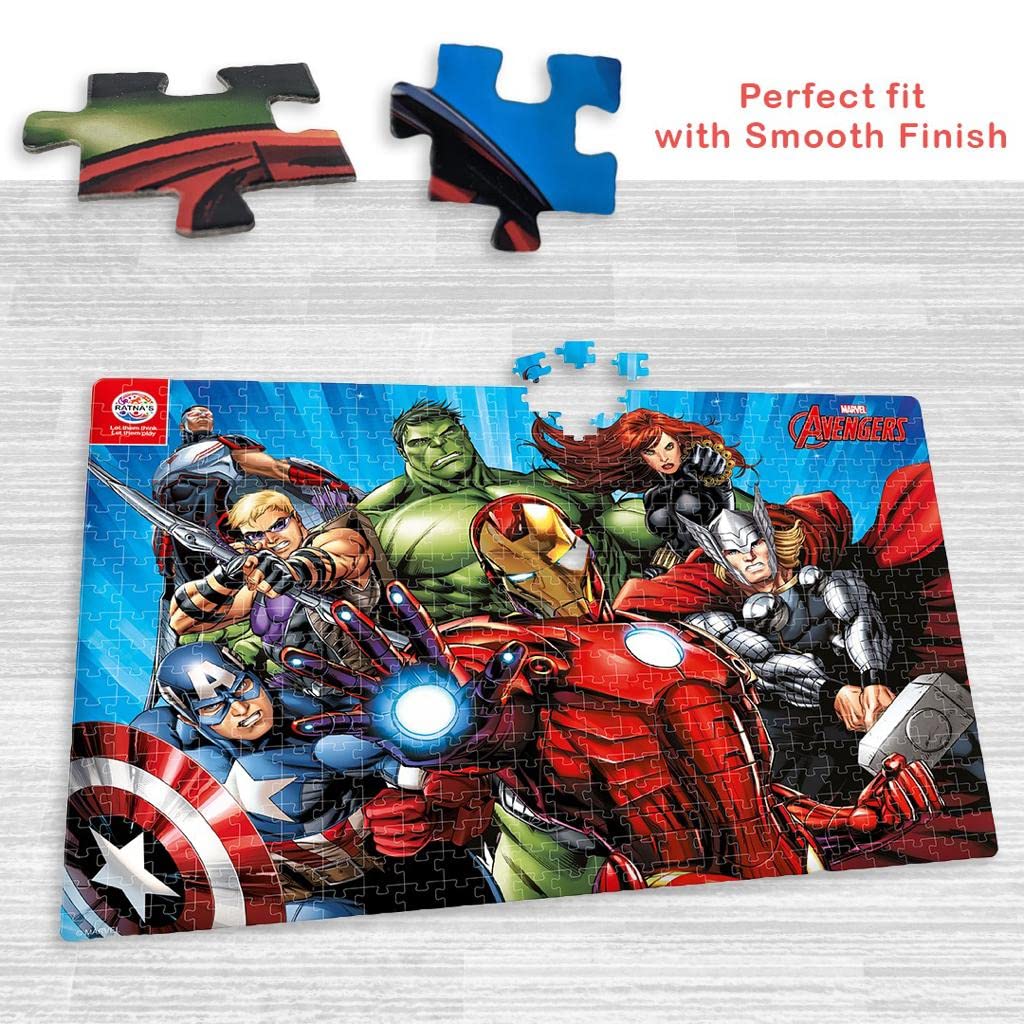 Ratna's Marvel Avengers 500 Pieces Jumbo Floor Jigsaw Puzzle (Size: 98 cm x 67 cm)