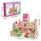 Dream House Playset for Girls, DIY Pretend Doll Mansion with Accessories - 234 Pcs Dream House Building Blocks Kit, Dream Castle for 3+ Year Old Girls, Kids, Childrens (Multicolor)
