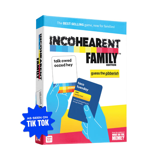 Incohearent Family Edition - The Family Card Game Where You Compete to Guess The Gibberish - by What Do You Meme?