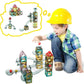 Magnetic Marble Roller 109 Pcs Light-Music-Electric Magnetic Tiles Building Blocks for Kids | 3D Educational STEM Puzzle Building Set for Kids Boys Girls