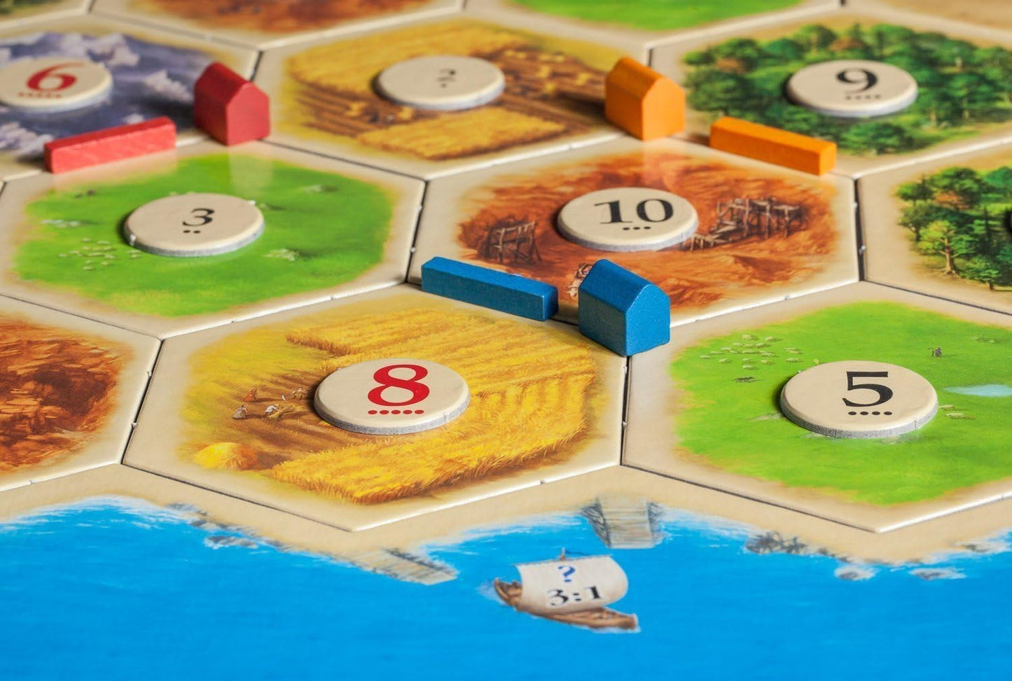 Catan Trade Build Settle Board Game 5th Edition