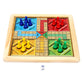 Ratna's Strategy Game Magnetic Wooden Art Chess and Ludo for Kids to Develop Their Logical Thinking and Strategy Building