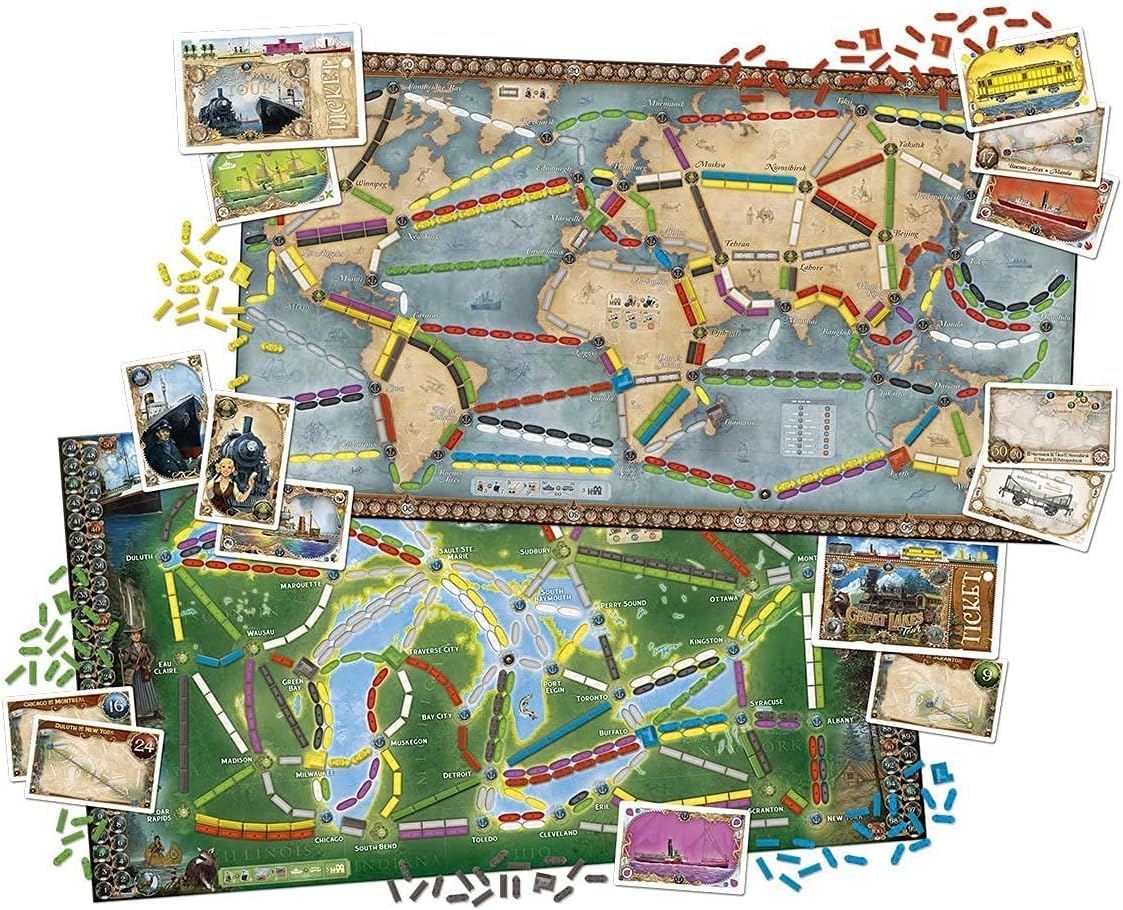 Ticket to Ride - Rails & Sails Board Game
