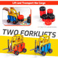 Toysbox Xtreme Forklift Innovative Spring Action Toy Game Vehicles Truck | Construction Toy | Truck Engineering Toy for Kids