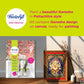 Pidilite Fevicryl DIY Self Painting Art of India Kit - Gond Art | Acrylic Paints 12 shades x 20ml Each, Set of Round Brushes (2U), Pre-Designed Canvas Board 8''x 10'' | Art and Craft for Artists, Students, Children | Best Gift for Artists