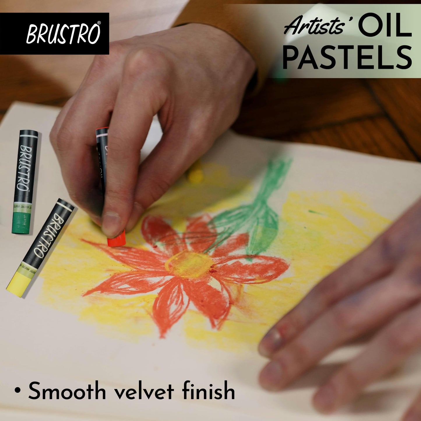 Brustro Artist Oil Pastels Set of 24