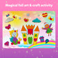 Skillmatics Art & Craft Activity - Foil Fun Unicorns & Princesses, No Mess Art for Kids, Craft Kits & Supplies, DIY Creative Activity, Gifts