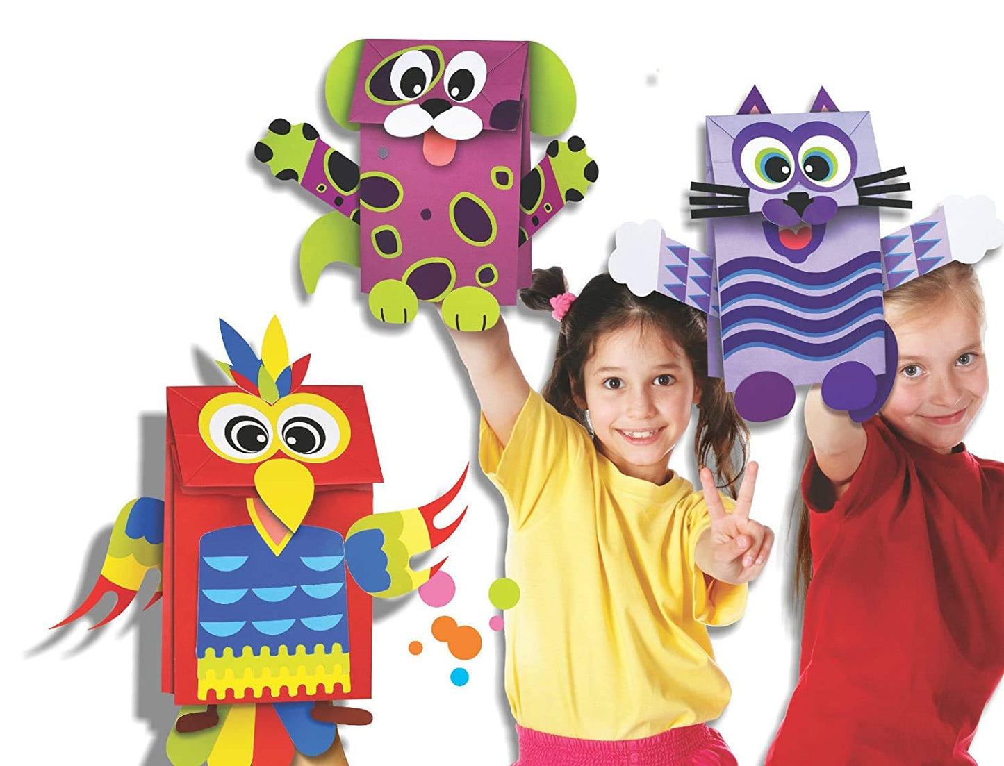 Happy Kidz My Paper Bag Puppets -Craft Your own Puppet and Stories