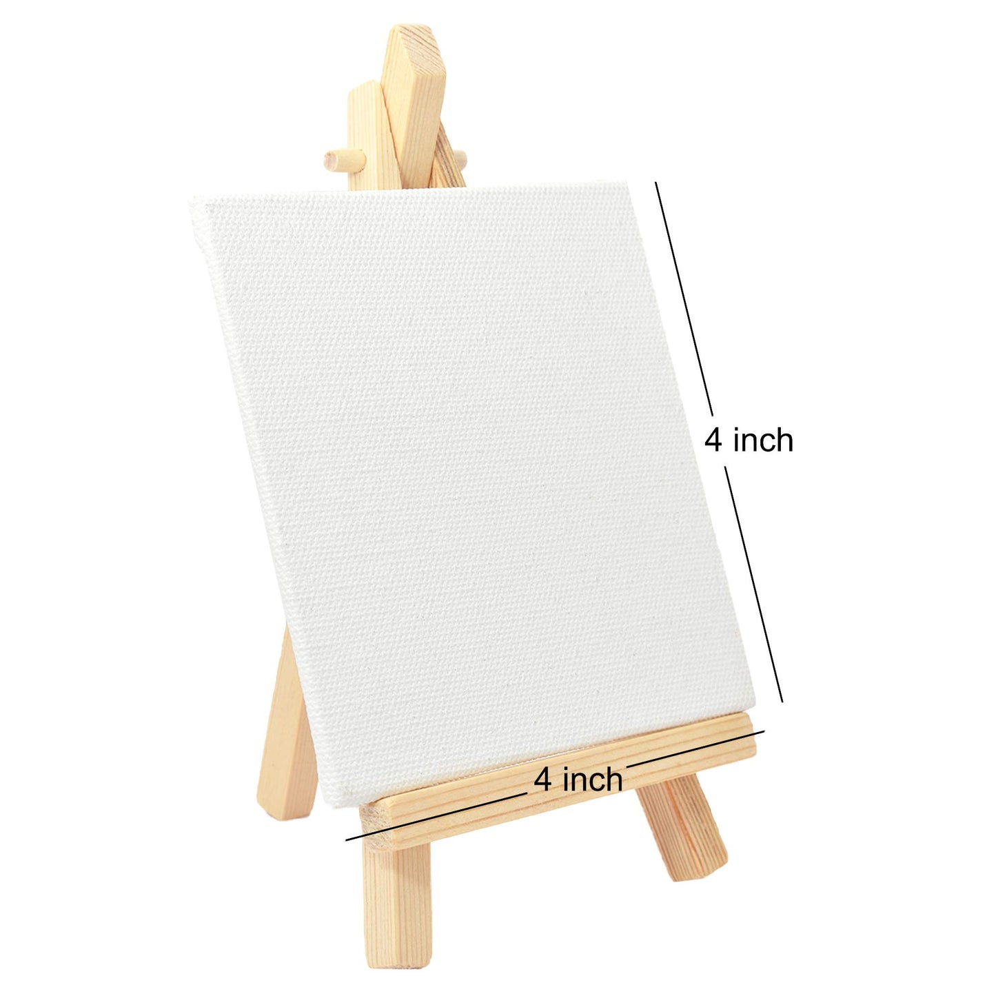 Mini Wooden Display Canvas With Stand 10 x 10 cm