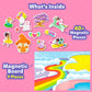Skillmatics Magnetopia - Design Your Princess & Unicorn Land, Interactive Pretend Play Set with 40+ Magnetic Pieces, Gifts