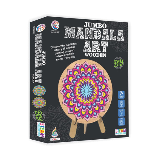Ratna's Jumbo Mandala Art Wooden