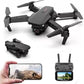 E88 Pro Drone with 4K Camera, WiFi FPV 1080P HD Dual Foldable RC Quadcopter Altitude Hold, Headless Mode, Visual Positioning
