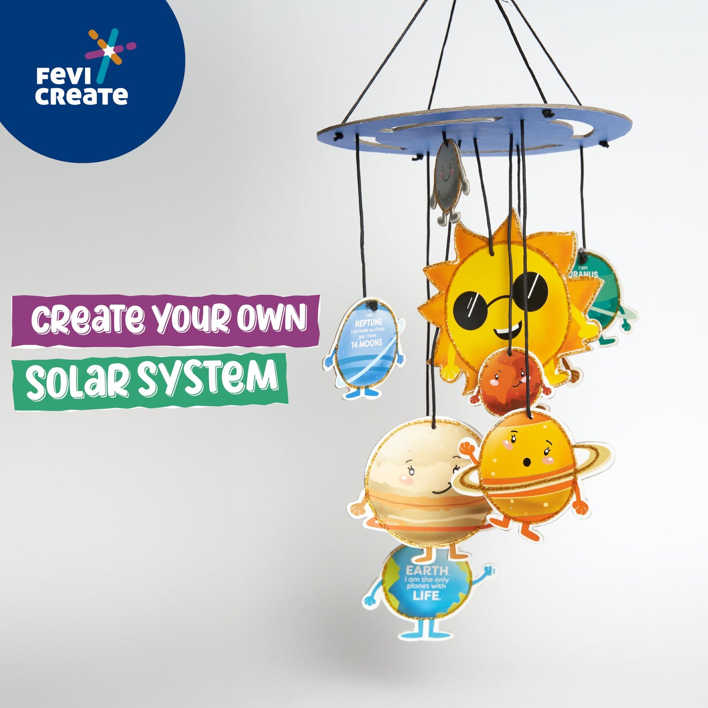 Pidilite Fevicreate DIY Solar System kit | Make Your own 3D Solar System Model