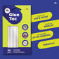Fevicol Glue Tac 90pcs, 50g - Reusable, Removable, Mouldable Glue | For Decorating, Crafting, Organising | Art & Craft |Easy to Tear | Ideal for Kids, Hobbyists, School