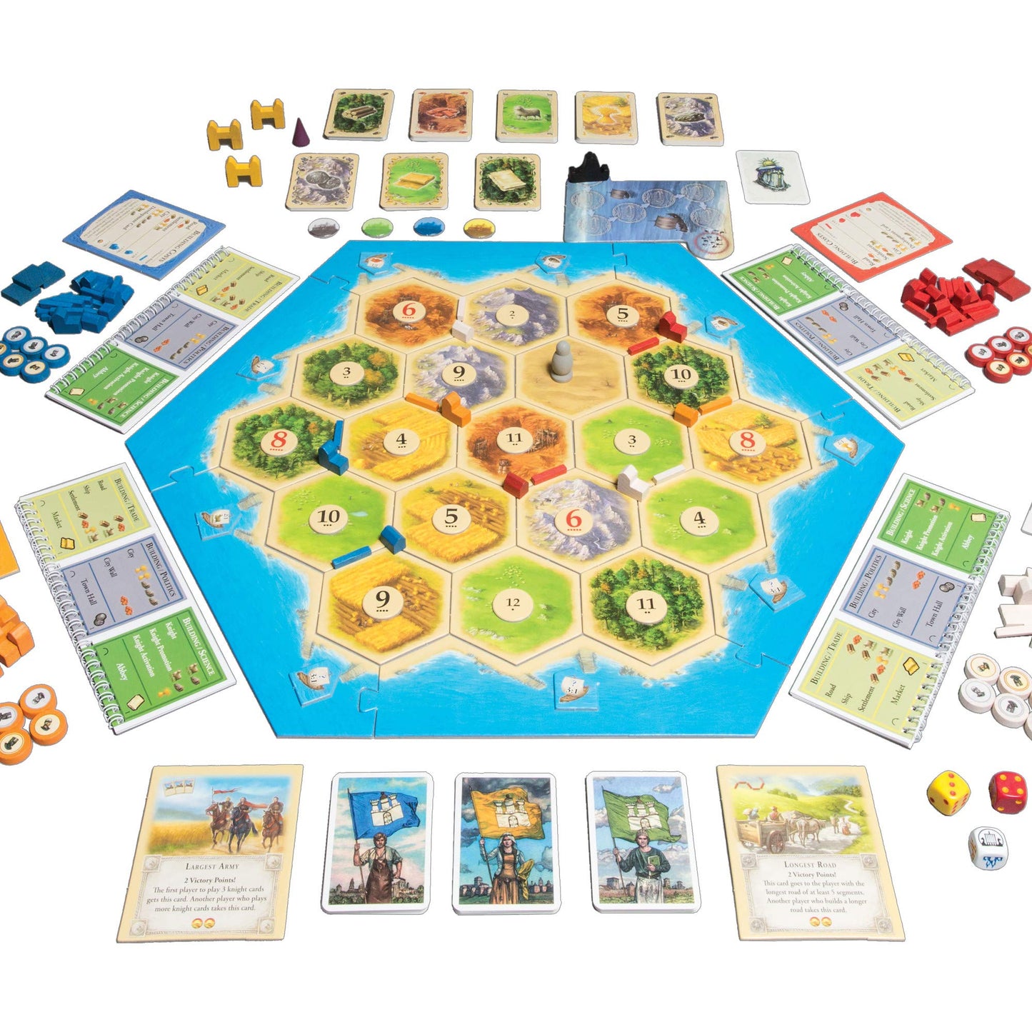 Catan Cities & Knights Board Game 3-4 Player Expansion Strategy Game Adventure Game Family Game For Adults And Kids Ages 12+ 3-4 Players