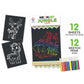 Ratna's Neon Art Jungle Junior Creative Coloring Kit with 12 Sheets (18.75 X 22.25 cm) and 12 Sketch Pens - Creative Coloring Fun for All Ages