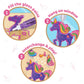 Imagimake Unicorn-Themed Window Art Craft Kit: Glass Painting Set