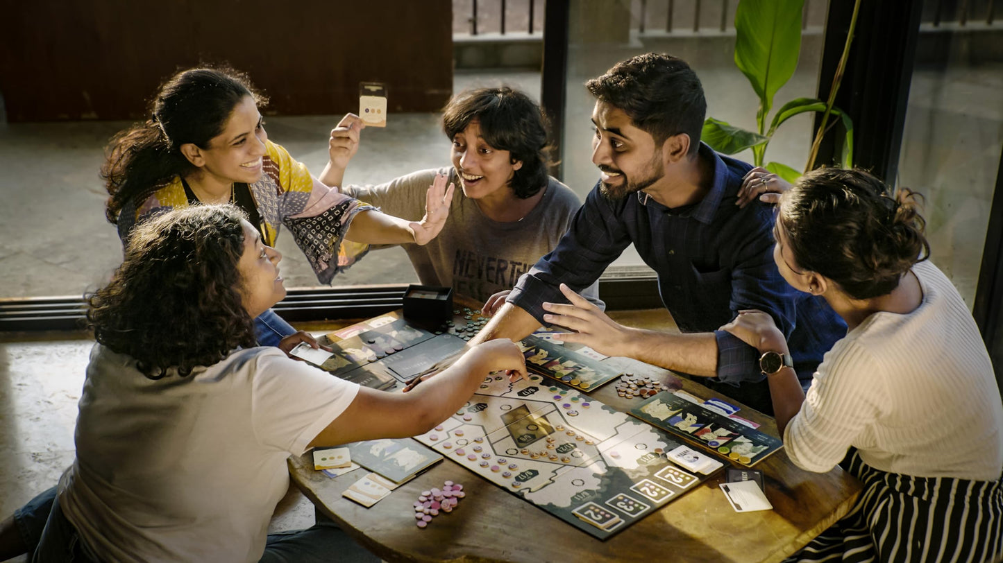 Shasn The Political Strategy Board Game for Adults and Children 14+ Years Epic Game of Politics Ethics and Strategy 2-5 Players Multicolor
