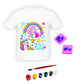 Ratna's Paint Your T-Shirt A Perfect Art and Craft kit for Kids (Mermaid)
