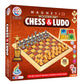 Ratna's Strategy Game Magnetic Wooden Art Chess and Ludo for Kids to Develop Their Logical Thinking and Strategy Building