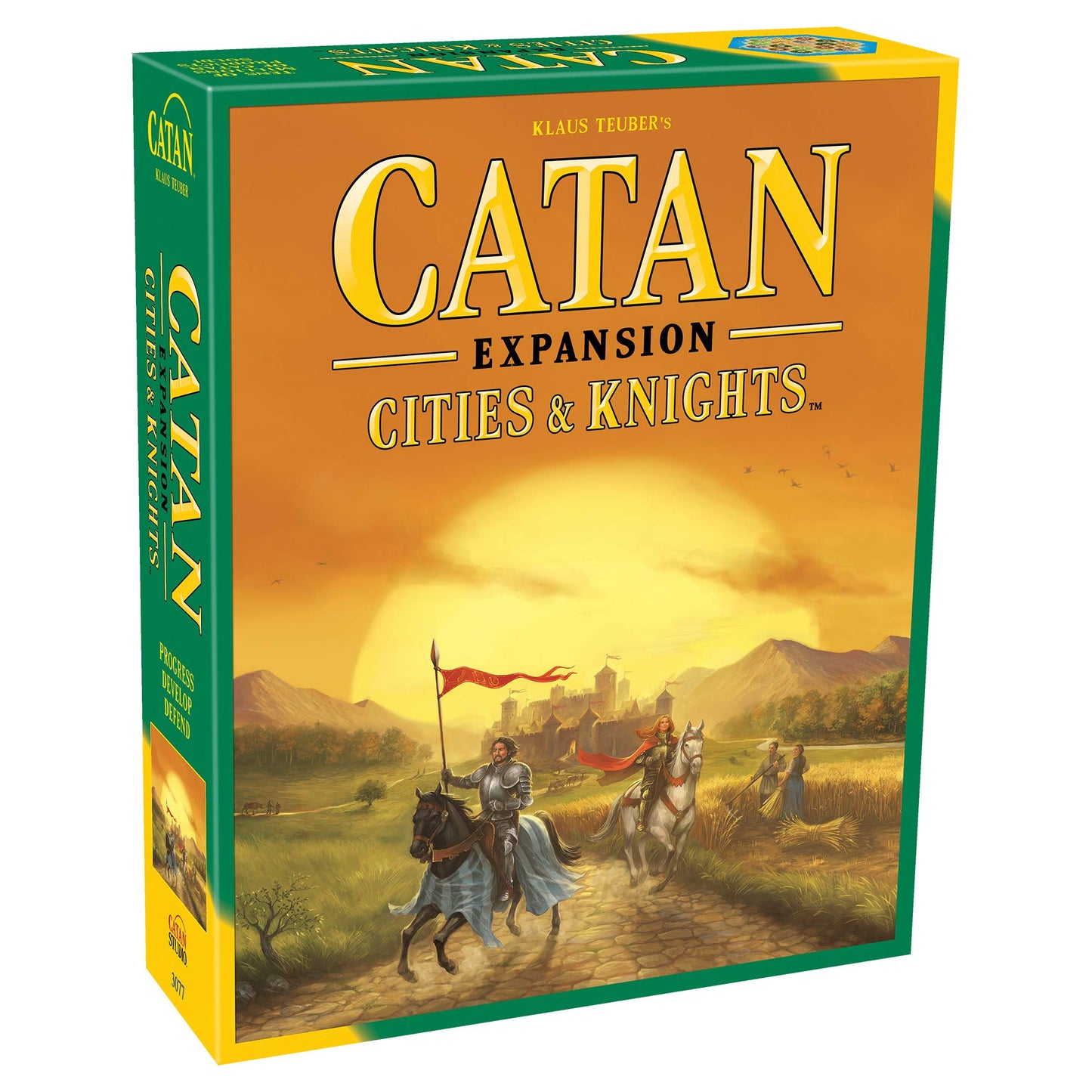 Catan Cities & Knights Board Game 3-4 Player Expansion Strategy Game Adventure Game Family Game For Adults And Kids Ages 12+ 3-4 Players